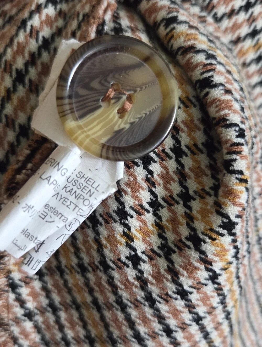 Zara | Plaid Pinafore Mini Dress | Size XL - Picture 4 of 4